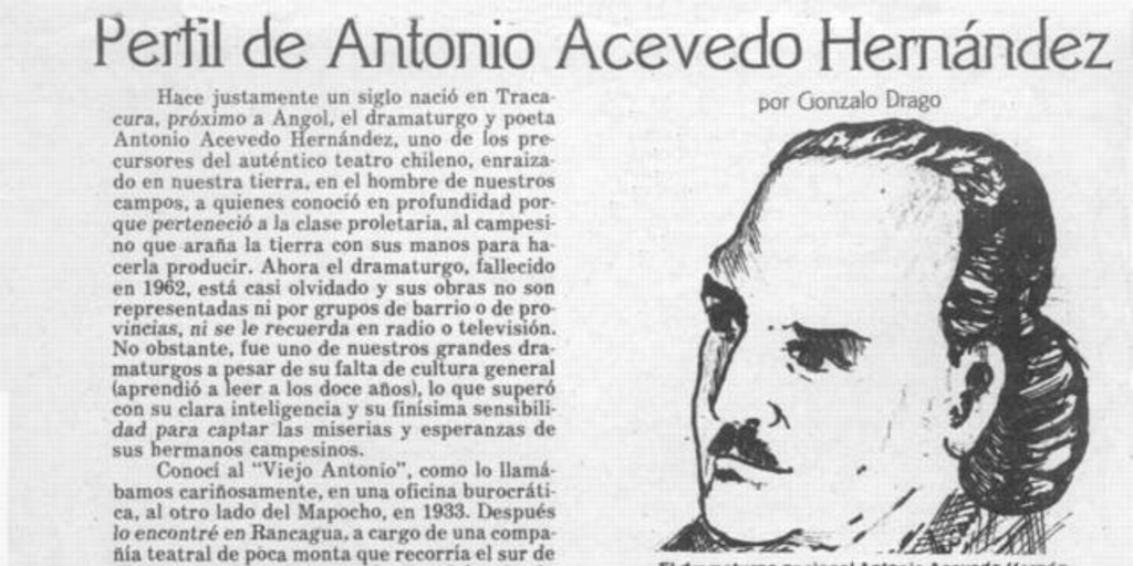 Perfil de Antonio Acevedo Hernández