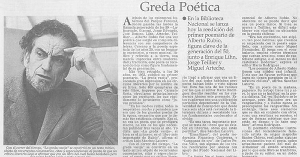 Greda poética
