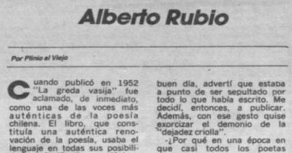 Alberto Rubio