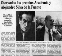 Otorgados los premios Academia y Alejandro Silva de la Fuente