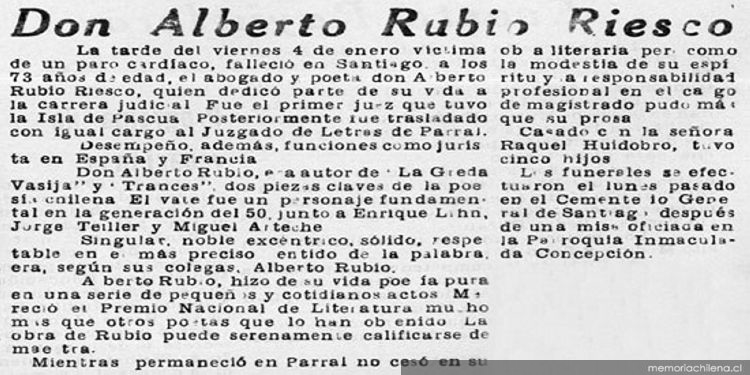 Don Alberto Rubio Riesco