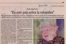 En este país sobra la estupidez
