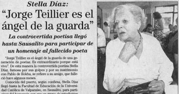 Jorge Teillier es el ángel de la guarda