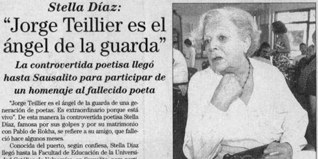 Jorge Teillier es el ángel de la guarda