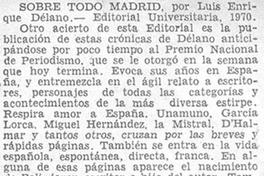 Sobre todo Madrid