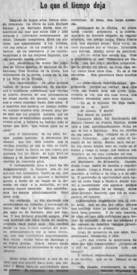 Lo que el tiempo deja