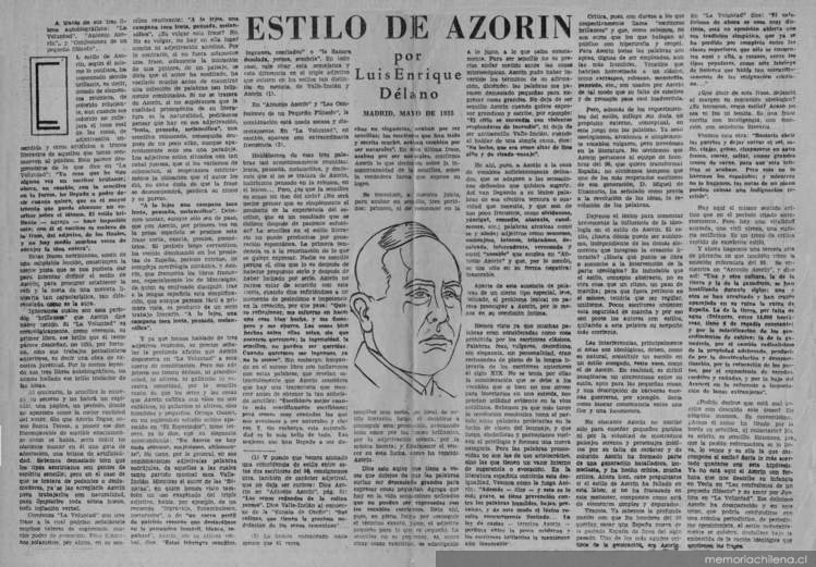 El estilo de Azorín