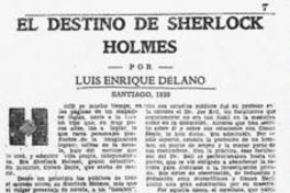 El destino de Sherlock Holmes