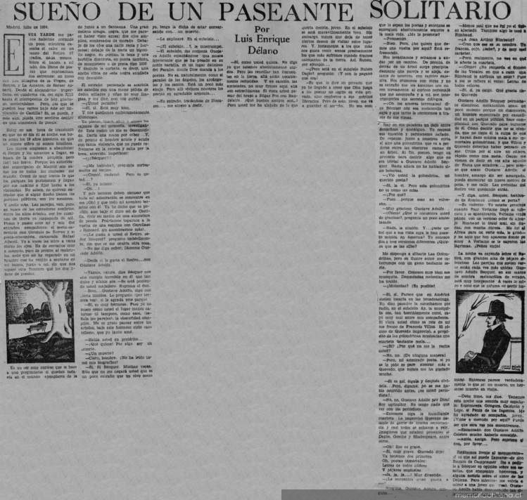 Sueño de un paseante solitario