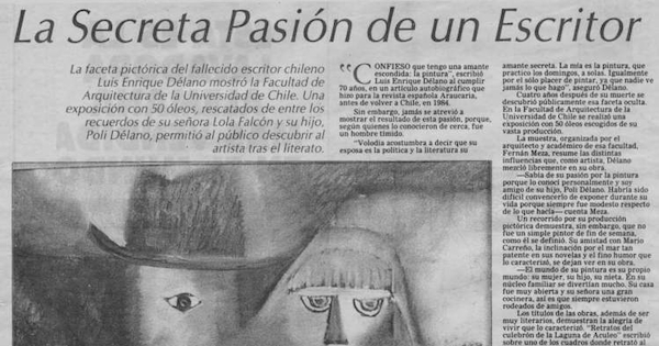 La secreta pasión de un escritor