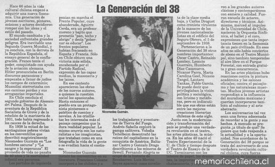 La Generación del 38