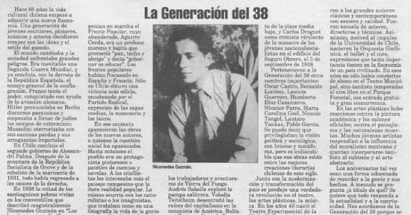 La Generación del 38