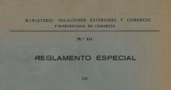 Reglamento especial de requisitos para la exportación de vinos