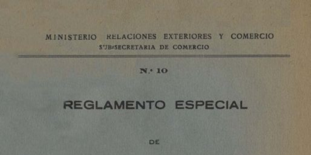 Reglamento especial de requisitos para la exportación de vinos