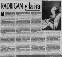 Radrigán y la ira