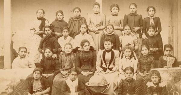 Grupo de alumnas, 1905