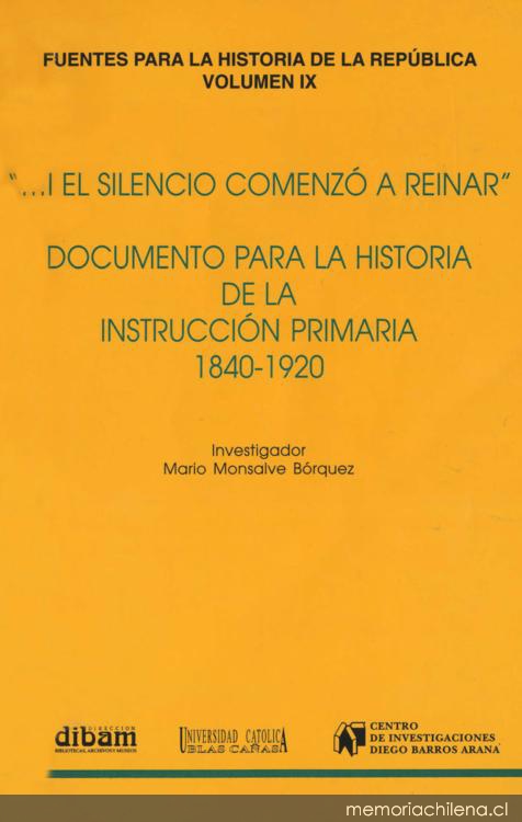 Organización administrativa y legal de la instrucción primaria fiscal