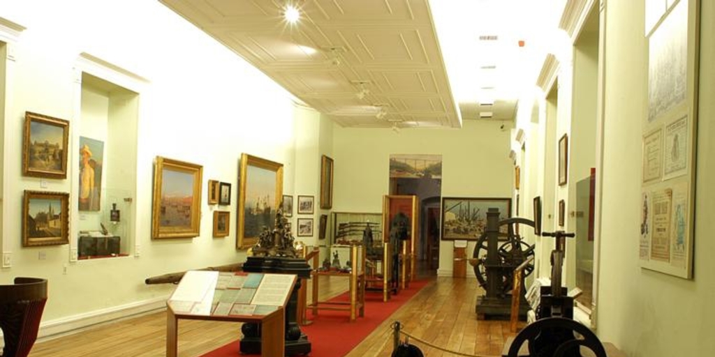 Sala de exposiciones del Museo Histórico Nacional