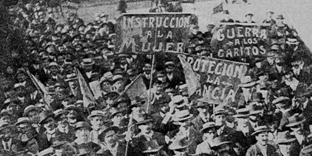 Marcha en conmemoración del 1º de Mayo, 1912