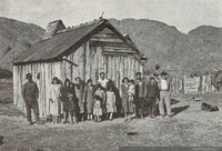 Colonos del río Baker, Aysén, hacia 1935