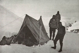 Expedición al monte San Lorenzo, segundo campamento entre los hielos