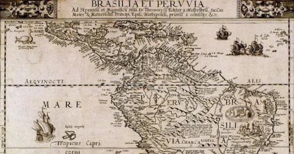 Brasilia et Peruvia, 1593