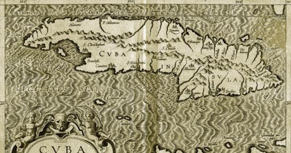 Cuba insula et Jamaica, hacia 1600