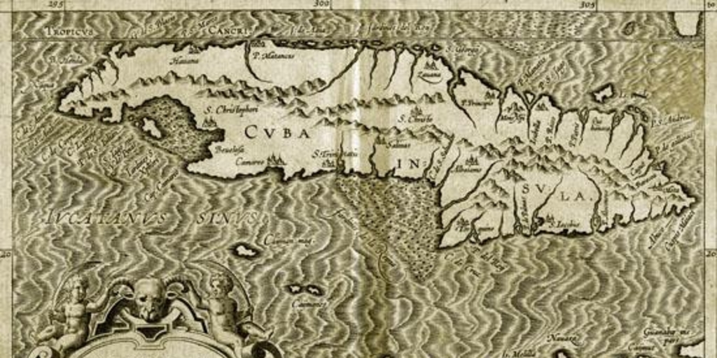 Cuba insula et Jamaica, hacia 1600