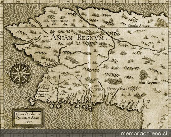 Limes occidentales Quivira et Anan, 1597
