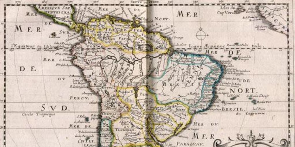 Amérique méridionale, 1657