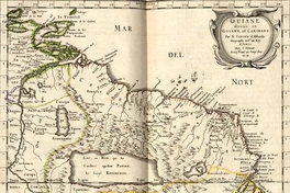 Guiana diviseé en Guiane, et Caribana, 1657