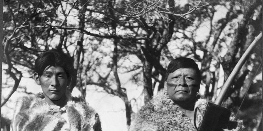 Cazadores selk'nam, hacia 1920