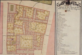 Plano del Hospital de San Juan de Dios de la ciudad de Santiago de Chile, 1767