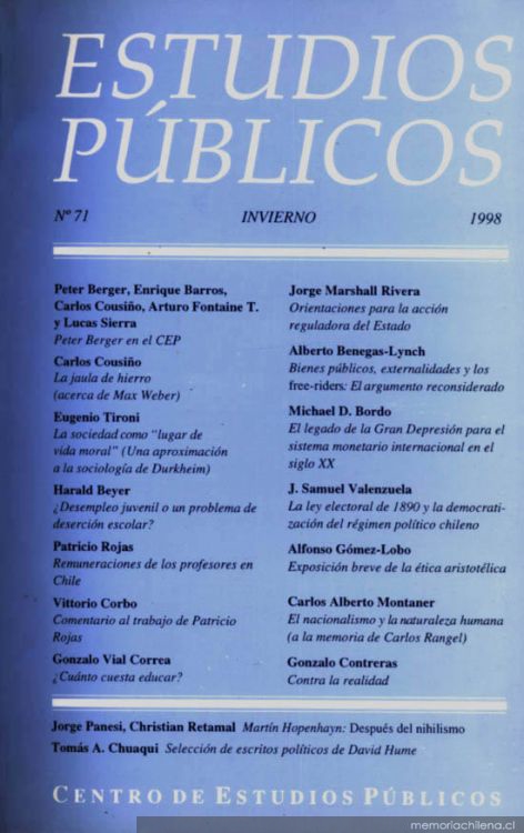 La ley electoral de 1890 y la democratización del régimen político chileno