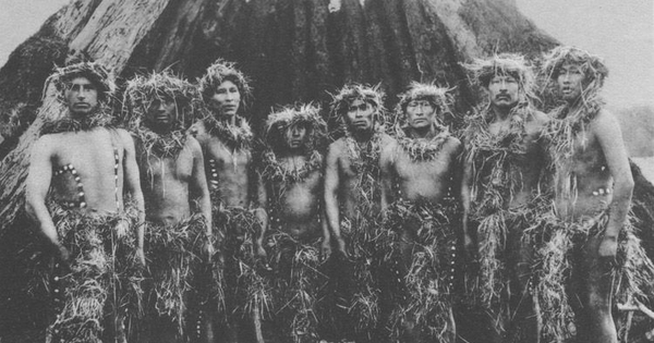 Danza fálica (Oshkonháninh), durante el Hain de 1923