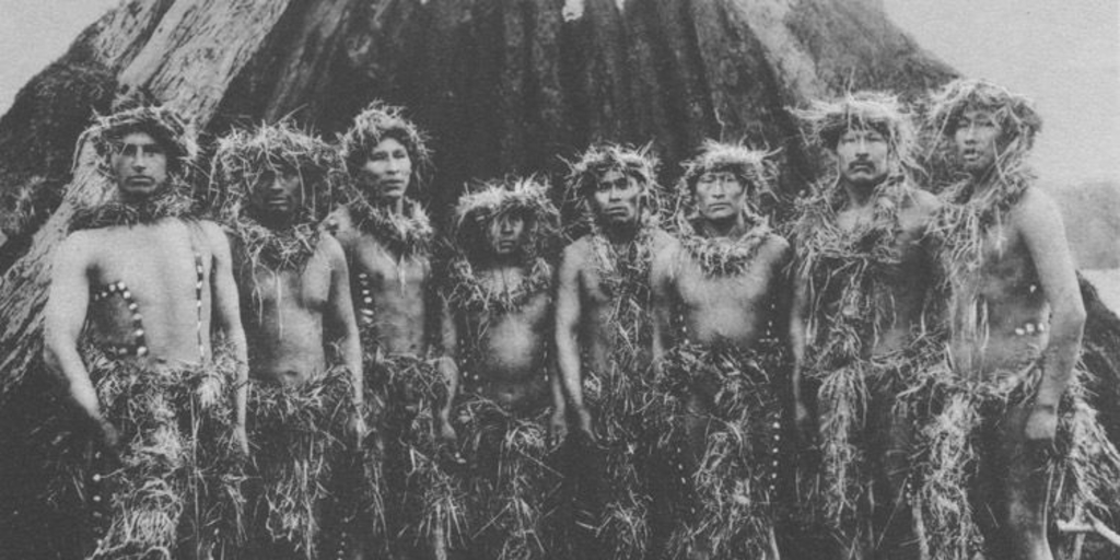 Danza fálica (Oshkonháninh), durante el Hain de 1923