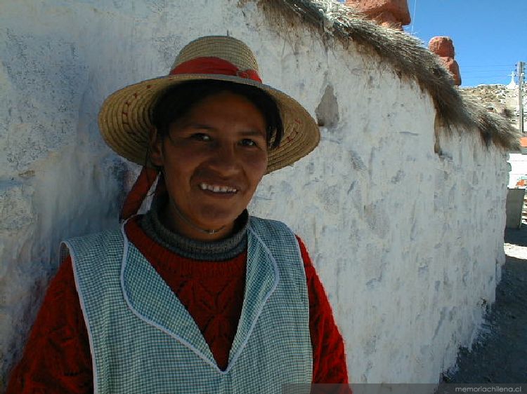 Mujer aymara, Parinacota, Primera Región, 2002