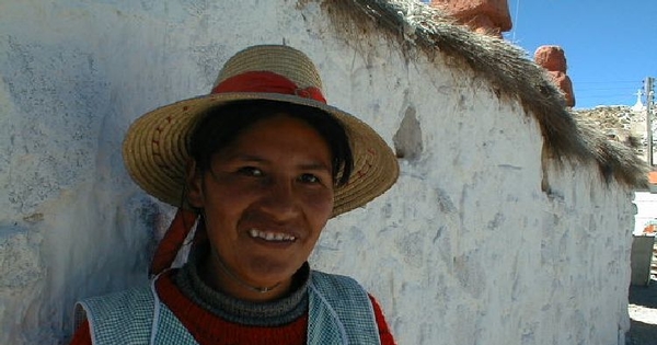 Mujer aymara, Parinacota, Primera Región, 2002