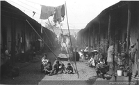 Interior de un conventillo, Santiago, 1920