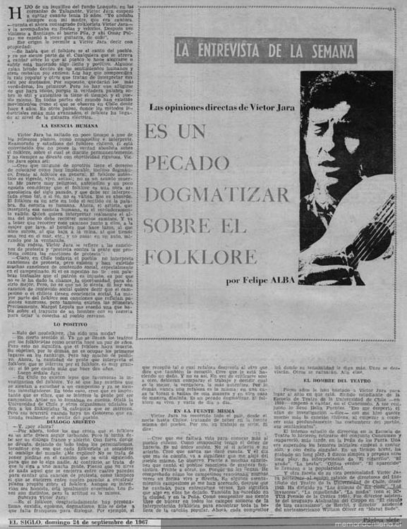 Es un pecado dogmatizar sobre el folclor