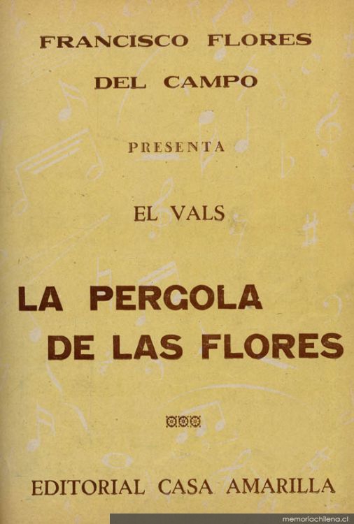 La pérgola de las flores [música] : vals [para canto y piano]