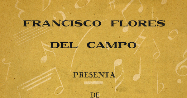 Campo lindo [música] : tonada [para canto y piano] de La pérgola de las flores