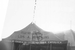 Presentación de La pérgola de las flores en la carpa-teatro Luis Alberto Heiremans, 1965