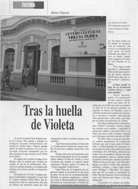 Tras la huella de Violeta