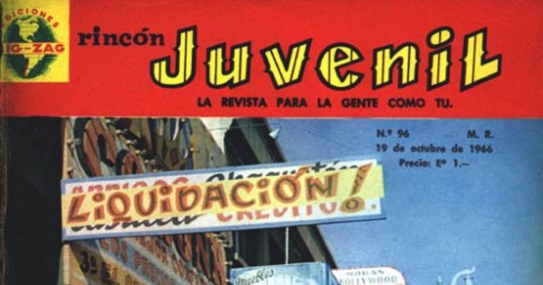 Rincón juvenil : n° 96, 19 de octubre de 1966