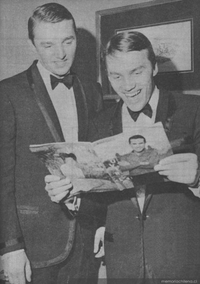 Peter Rock junto a su hermano Alex Alexander, 1965