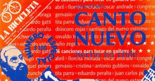 Canto Nuevo : cancionero, hecho en Chile