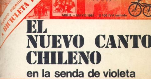 El nuevo canto chileno : en la senda de Violeta : entrevistas y canciones del canto nuevo