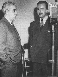 Claudio Arrau entrevistado por la CBS de Nueva York, 1941