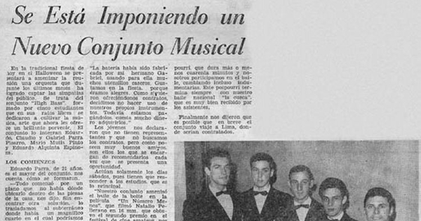 Se está imponiendo un nuevo conjunto musical